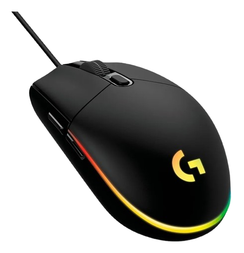 MOUSE LOGITECH G203 LIGHTSYNC RGB COLORES NEGRO, BLANCO, LILA, AZUL #SL - Image 2