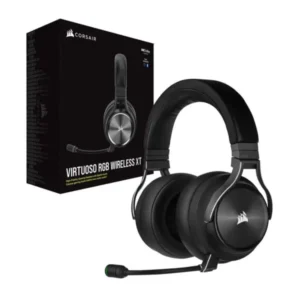 Diadema corsair virtuoso rgb negro inalambica #SL