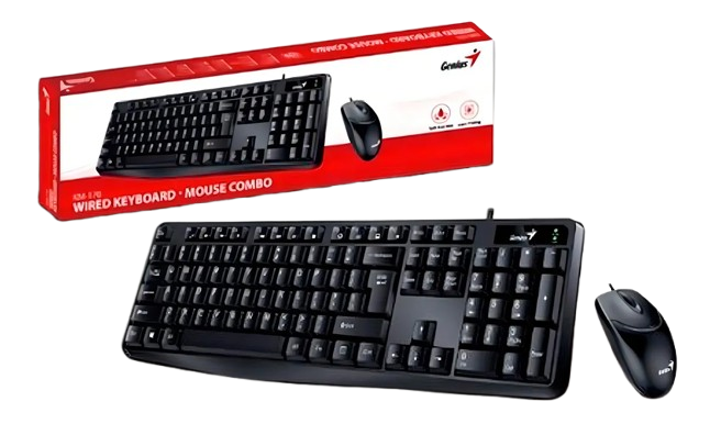 Combo Teclado + Mouse alámbrico KM-170,USB #MS