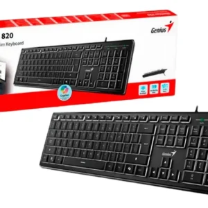 Teclado Genius alámbrico SLIMSTAR 820 USB #MS