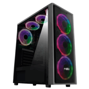 CHASIS GAMER  Y6 + FUENTE DE  PODER 600W 80  PLUS BRONCE #WJ