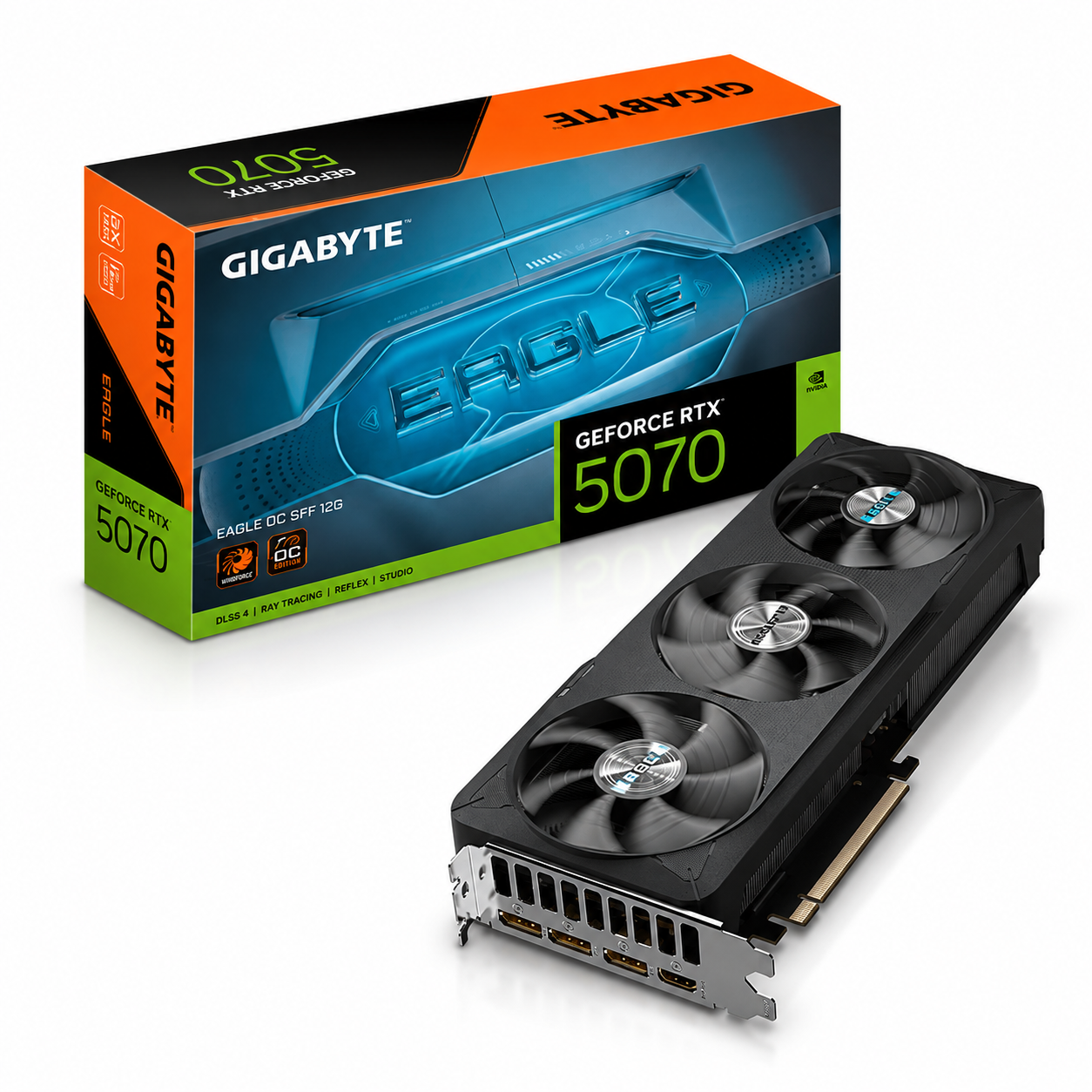 TARJETA DE VIDEO 12 GIGAS GIGABYTE GEF. RTX-5070 EAGLE OC SFF WIN 3X