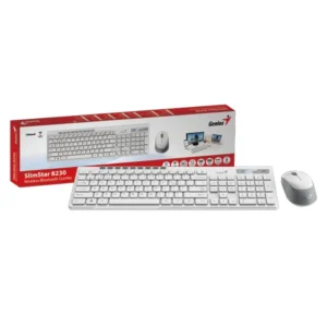 Combo Teclado + Mouse inalámbrico Bluetooth/USB SlimStar 8230 #MS