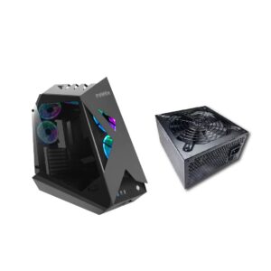 CHASIS GAMER F-937 + FUENTE DE  PODER 600W 80  PLUS BRONCE #WJ