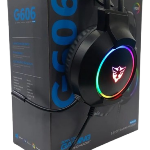 Diademas Alámbricas Gaming RGB G606 Conexión USB + PLUG