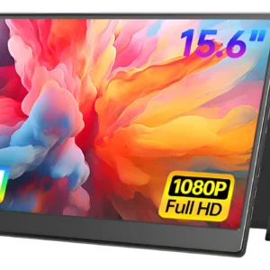 Monitor Portátil De 15.6 Pulgadas Fhd 1080p Hdr Ips Ufyql Negro