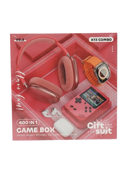 Combo De Diademas inalámbricas + Game Box + Reloj inteligente + Audífonos inalámbricos