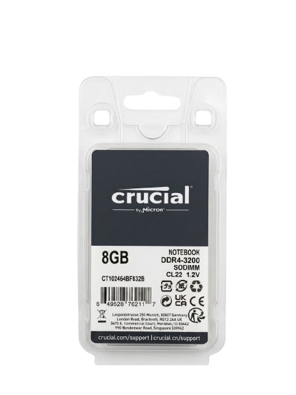 Memoria Ram DDR4 8GB 3200MHZ CRUCIAL