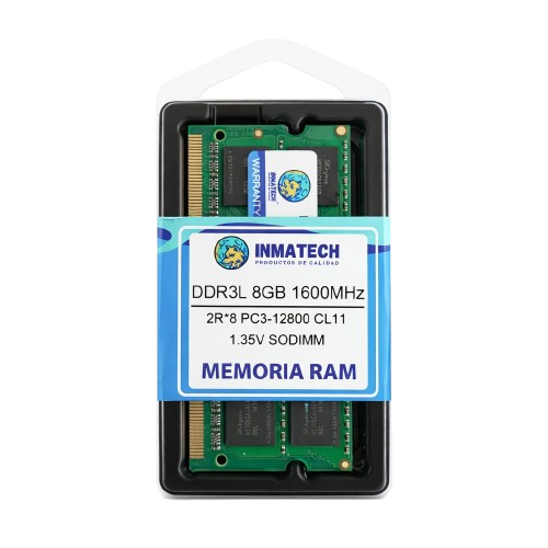 Memoria Ram DDR3L 8GB 1600MHZ INMATECH.