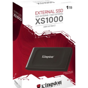 Disco Solido SSD Externo 1tb Kingston Xs1000 Usb 3.2 Color Negro