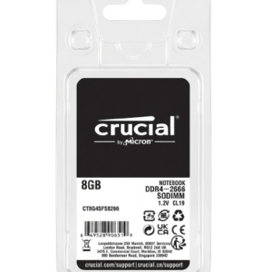 Memoria RAM DDR4 8GB 2666MHz Crucial Sodimm